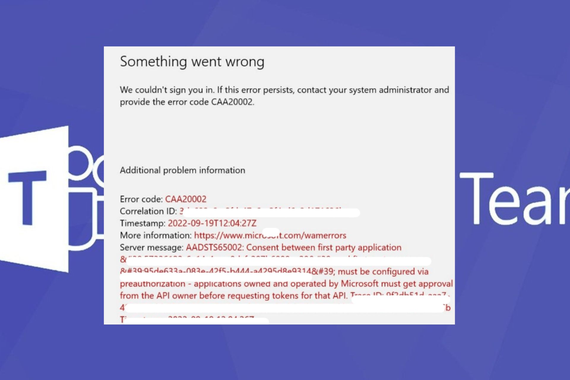 C Digo De Erro Caa Do Microsoft Teams Como Corrigi Lo