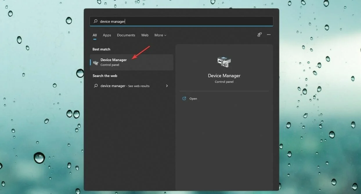 administrador de dispositivos