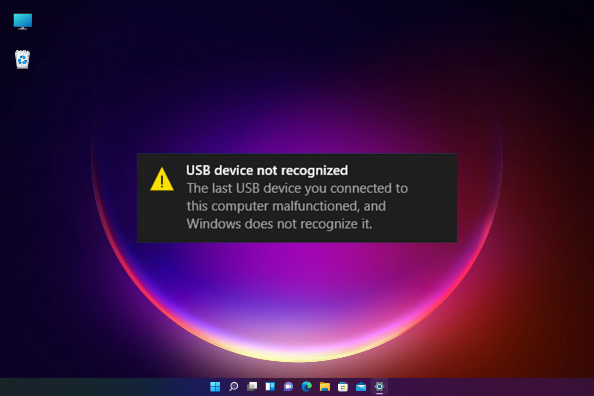 El Último Dispositivo USB que Conectó a Este Equipo no Funciona Correctamente