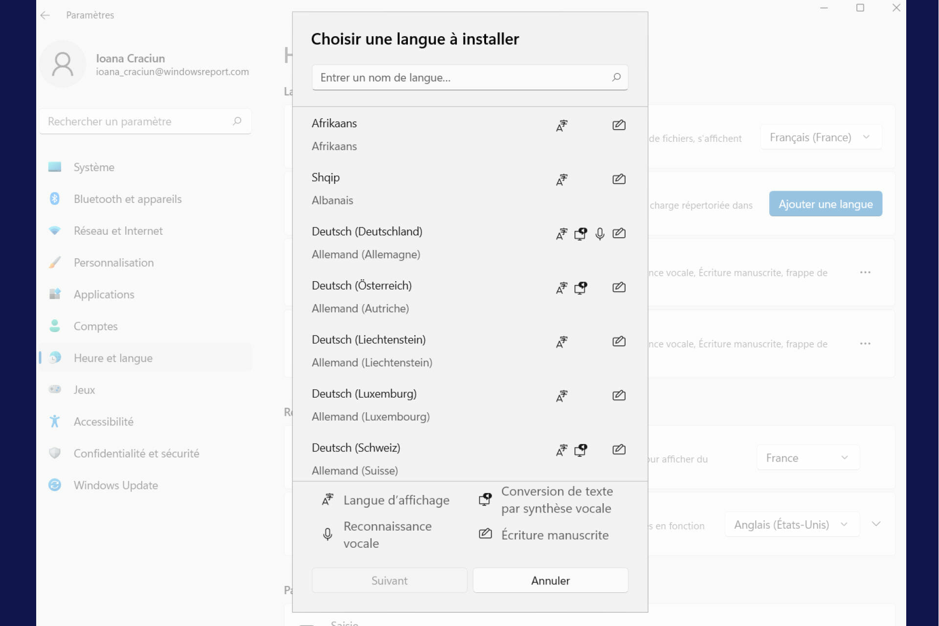 Voici comment mettre Windows 11 en Français facilement
