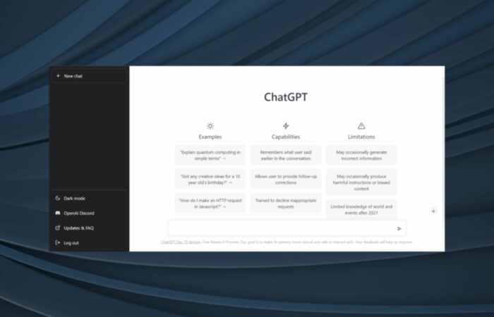 Chat GPT non funziona