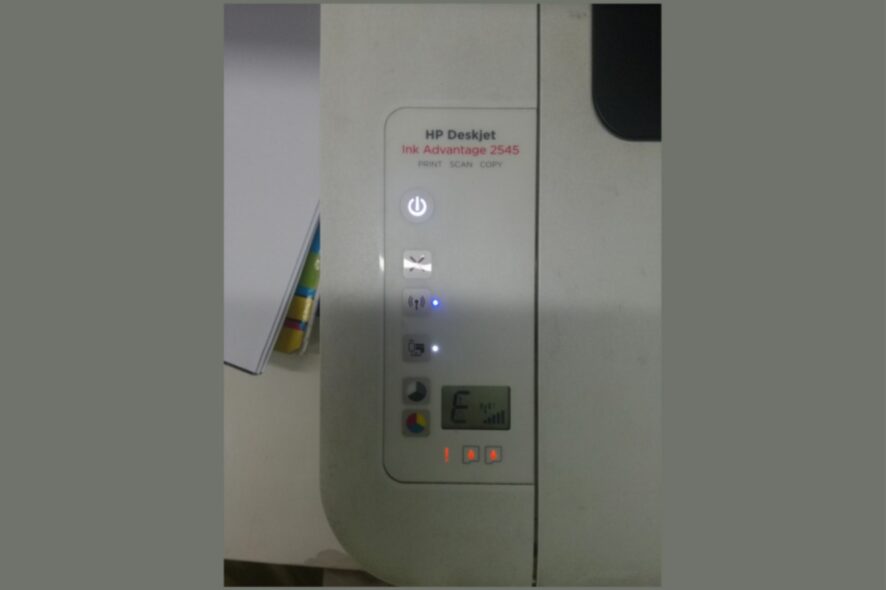 HP luce arancione