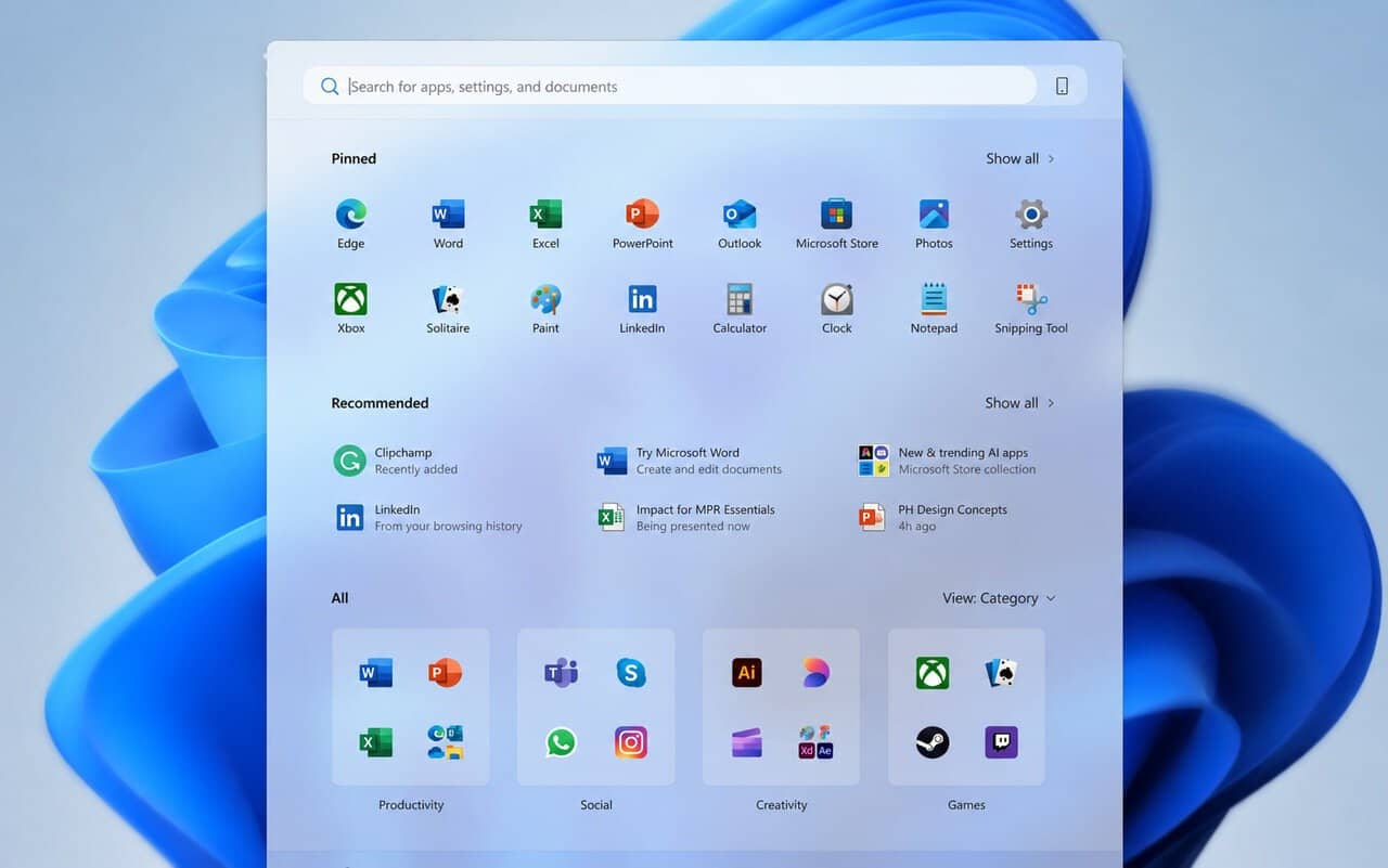 Microsoft、Windows 11で透明効果がこれ以上増えない理由を説明
