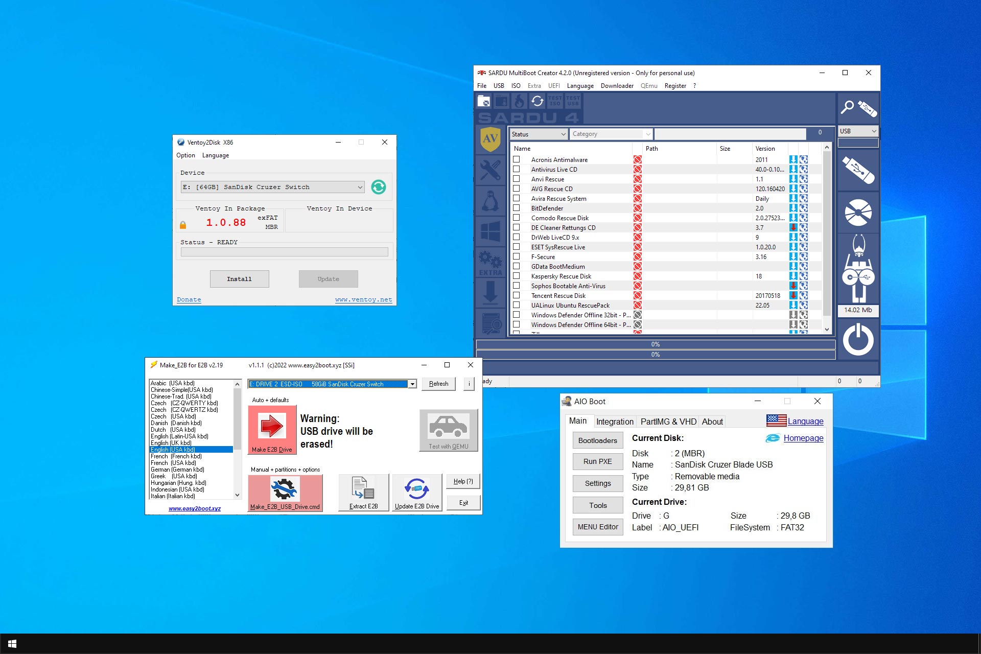 5 softwares para criar unidades flash USB de inicialização múltipla em ...
