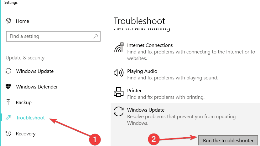 fix windows update won't show up