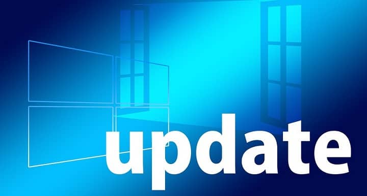 windows 10 update won't show up