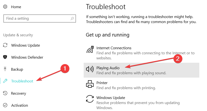 built in mic not working windows 8