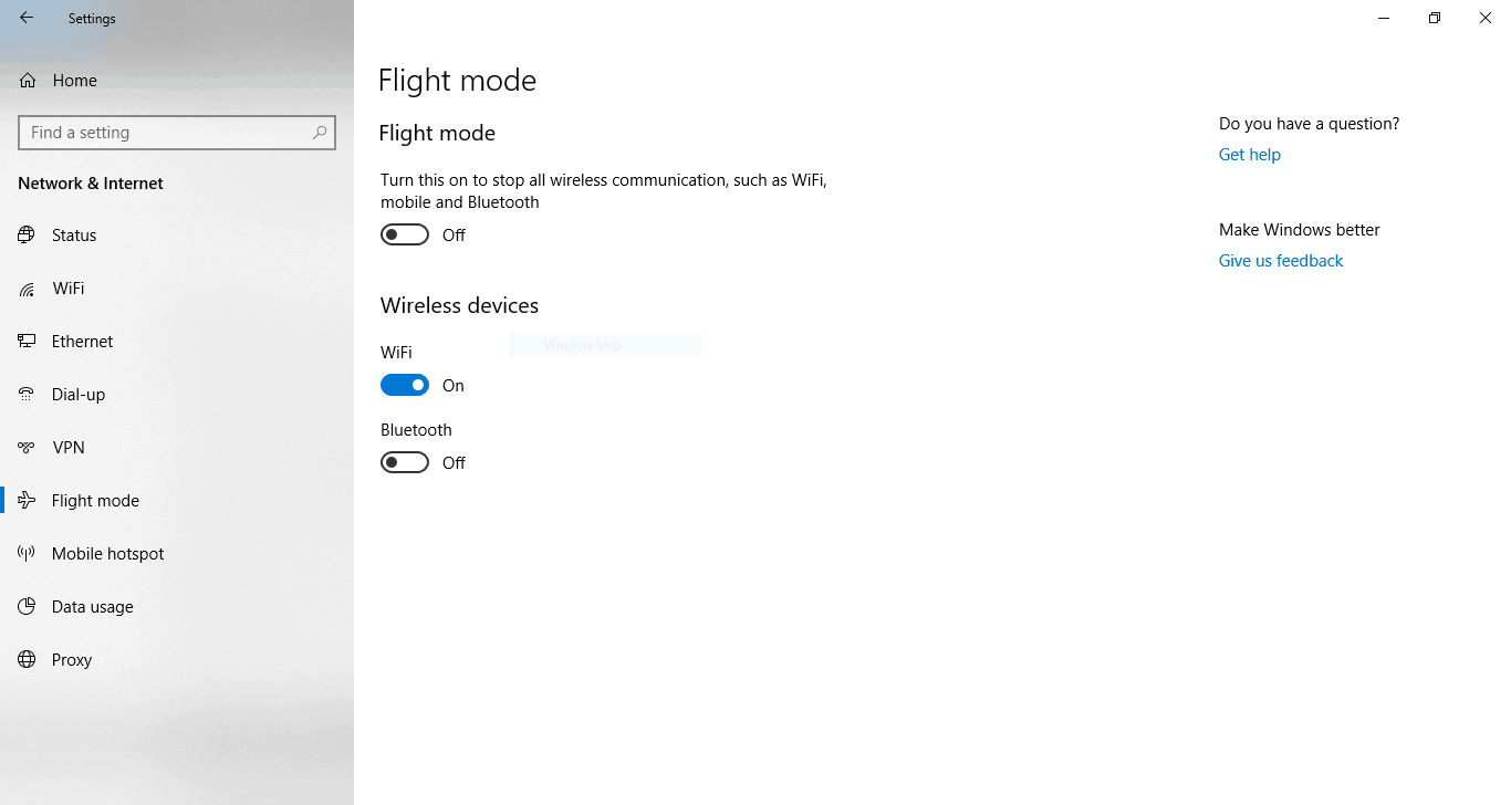 windows 10 disable airplane mode permanently