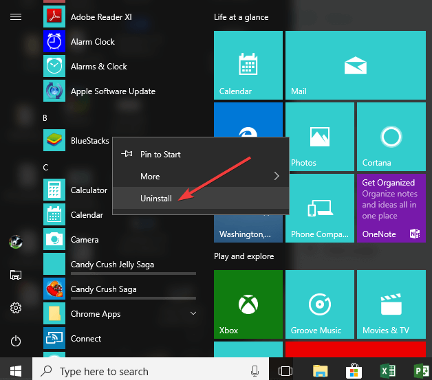 how to avg clear uninstall off of the boot menu