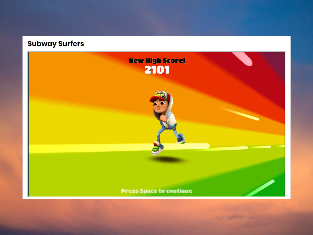 Subway Surfers Unblocked - Play Subway Surfers Unblocked On Wordle 2