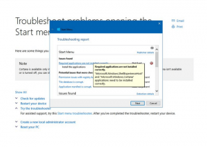 Windows 10 Anniversary Update causes Start Menu problems