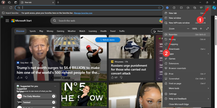 How to Export Edge Bookmarks in Windows 11