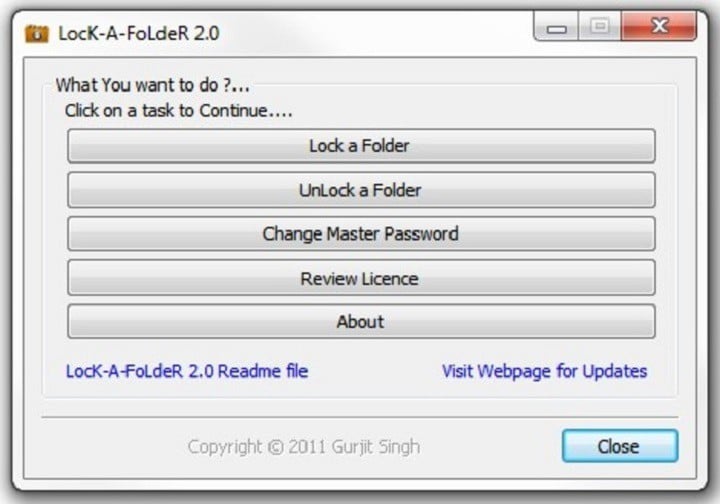 folder lock for windows 10