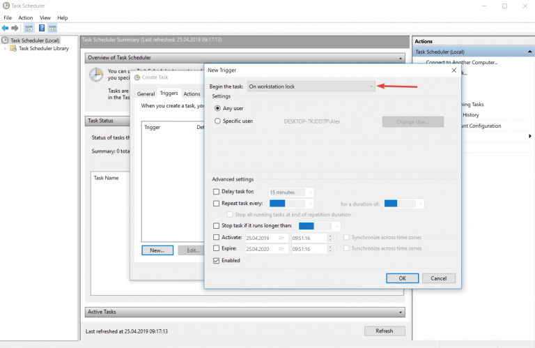 How to Schedule Tasks in Windows 10 via Task Scheduler