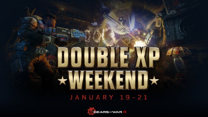 Gears of War 4 Double XP This Weekend