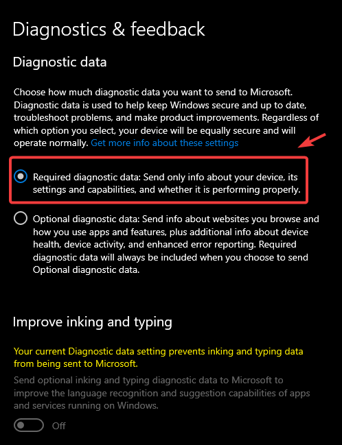 turn off windows 10 keylogger by tweaking diagnostic data