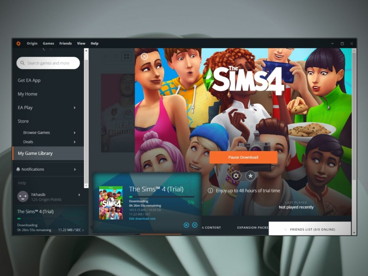 Play The Sims 4 for Free with Origin Game Time