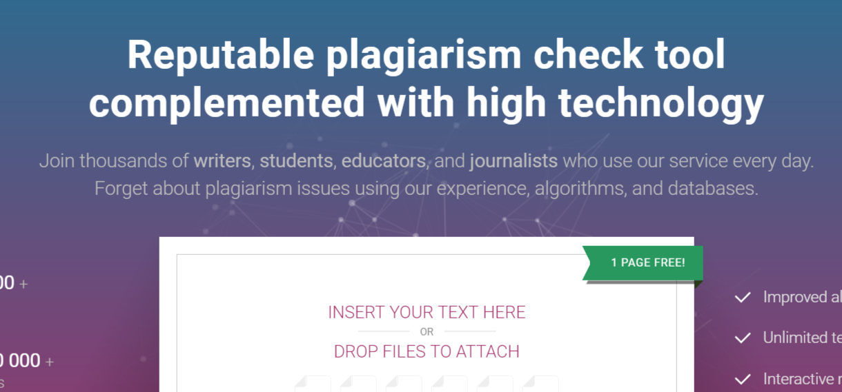 plagiarism checker free online without word limit