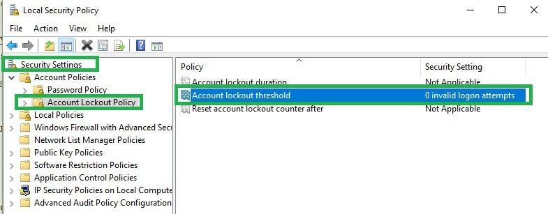 The referenced account is currently locked out