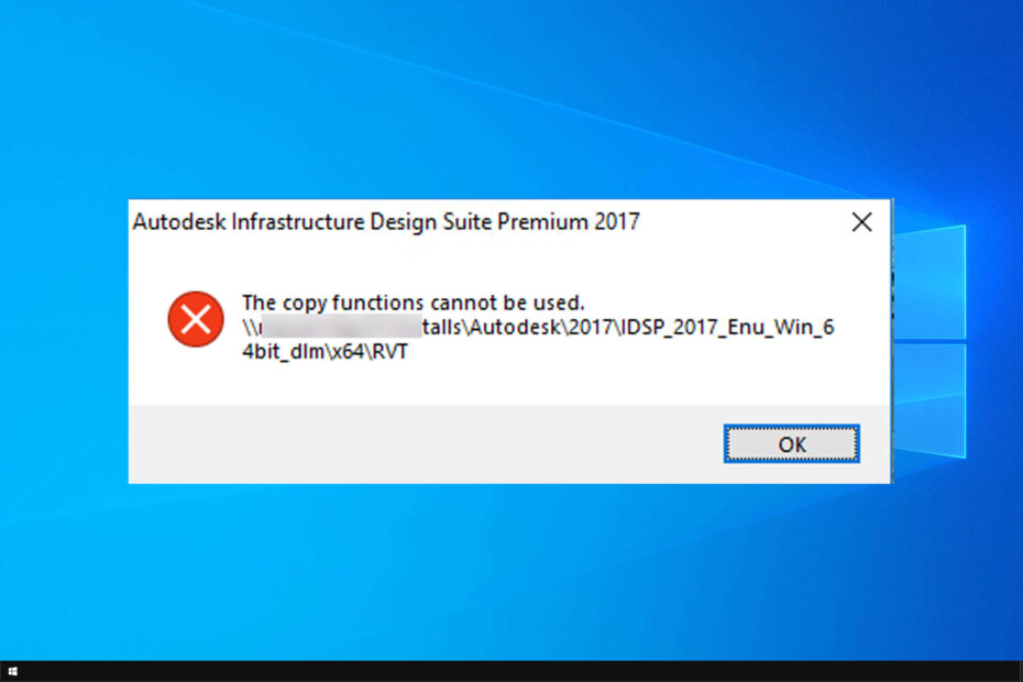 The Copy Functions Cannot be Used: 5 Ways to Fix