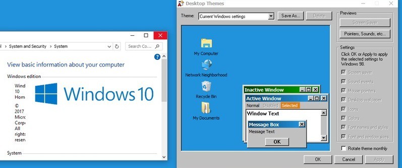 Microsoft Plus! 98 Windows 10