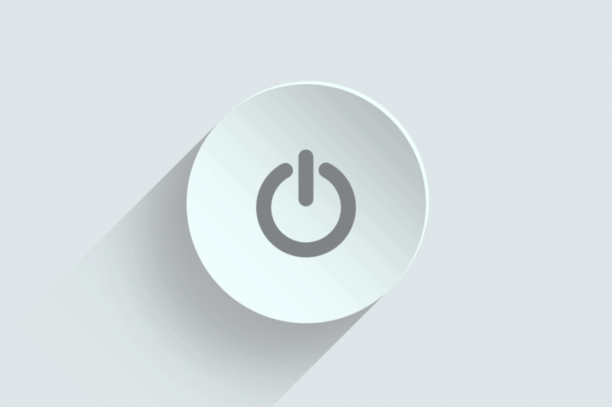 fix power icon missing