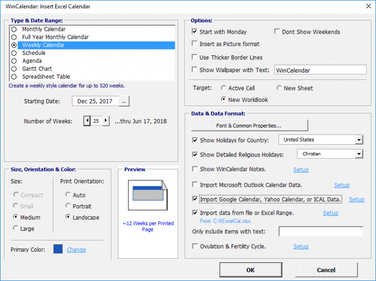 Calendar Design Program Download Set up a new calendar with personalized calendar software
