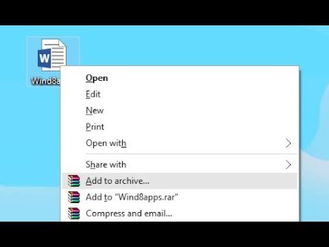 rar file not opening in windows 10