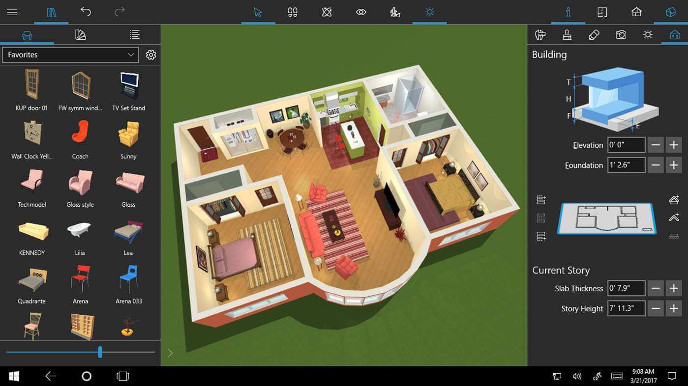 free 3d online interior and home design software