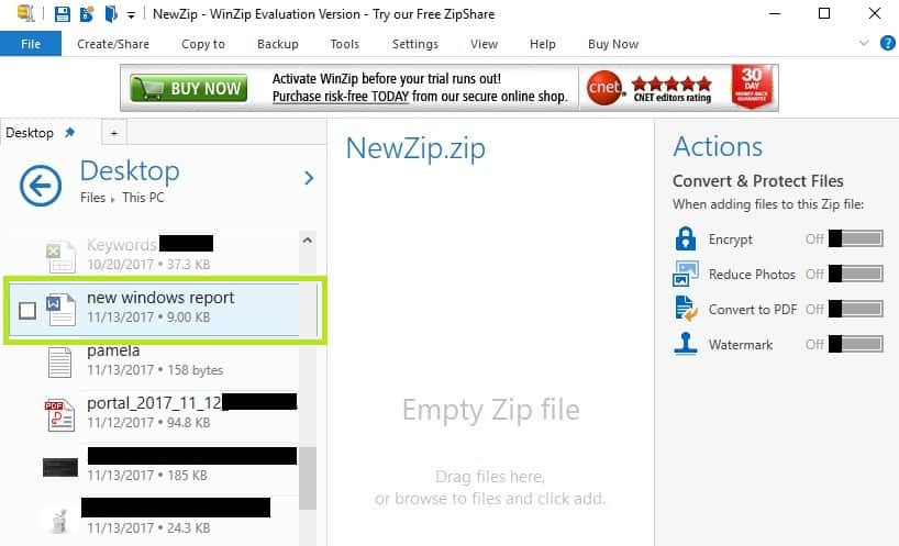 download winzip rar for windows 10 free