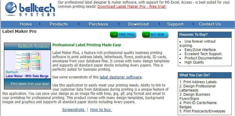 mailing label maker software free