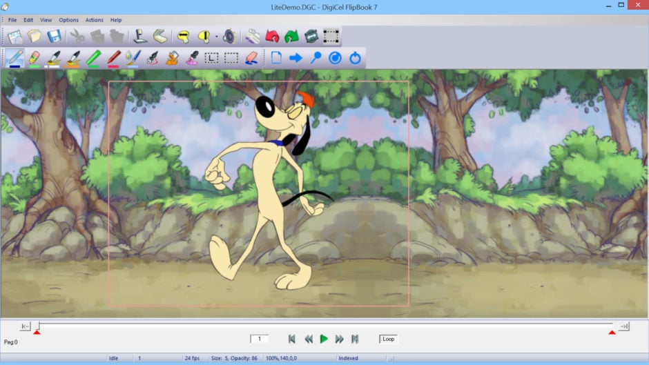 animating with digicel flipbook