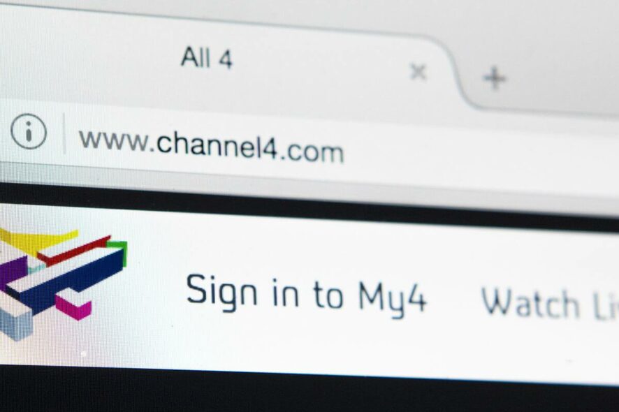 British Channel 4 not working with VPN