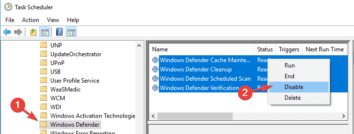 antimalware service executable windows 10