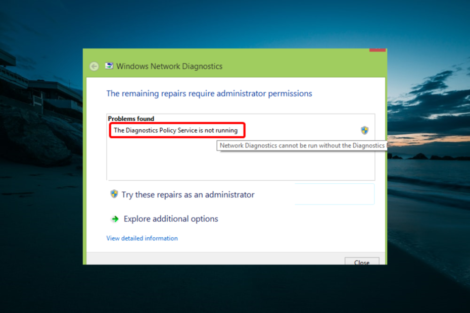 Fix: Diagnostics Policy Service not Running on Windows 10/11