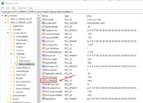 How to Change the Scrollbar Width and Height in Windows 10