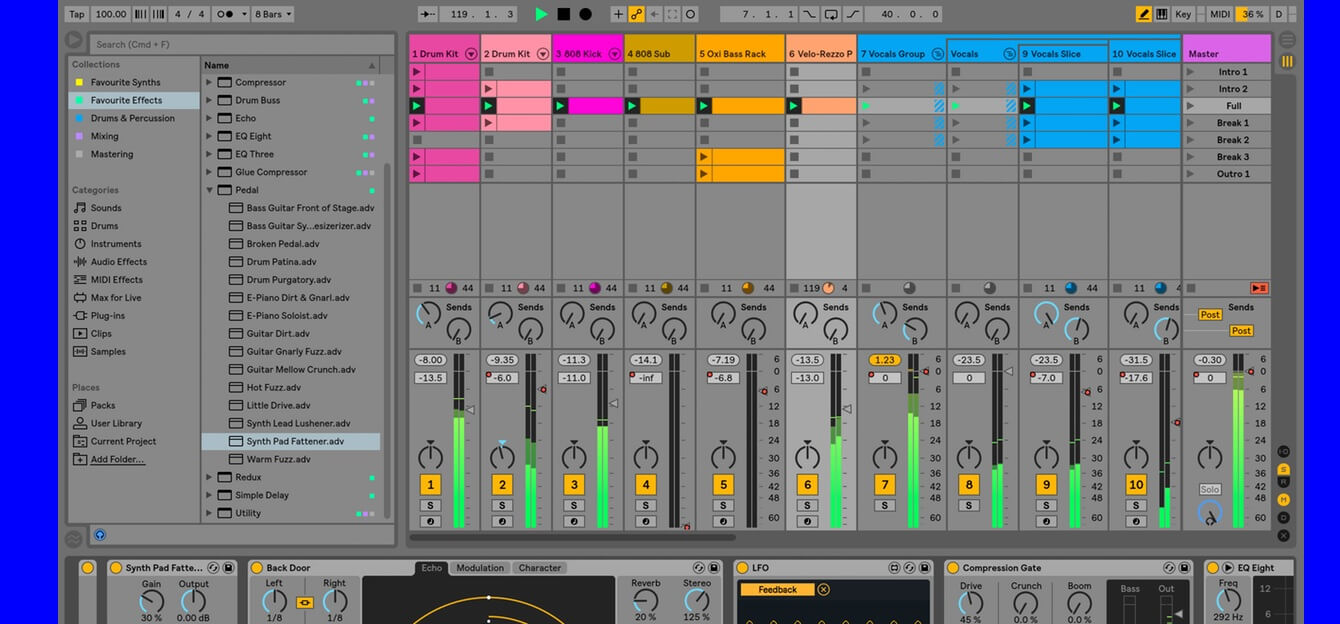 using uad autotune with ableton