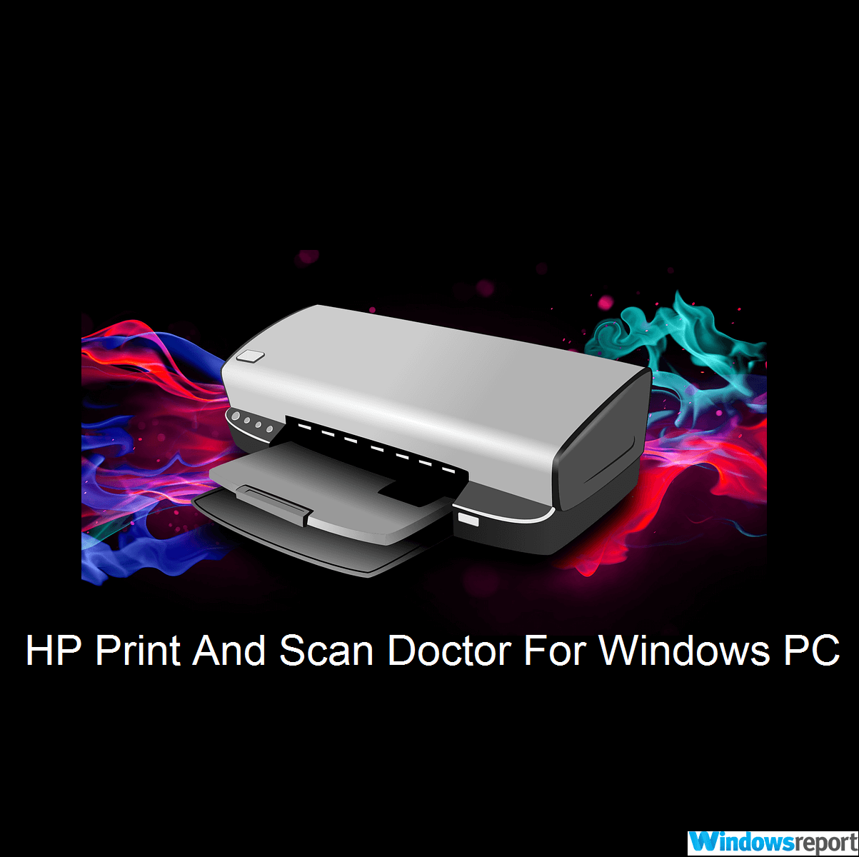 download the new for windows HP Print and Scan Doctor 5.7.4.5