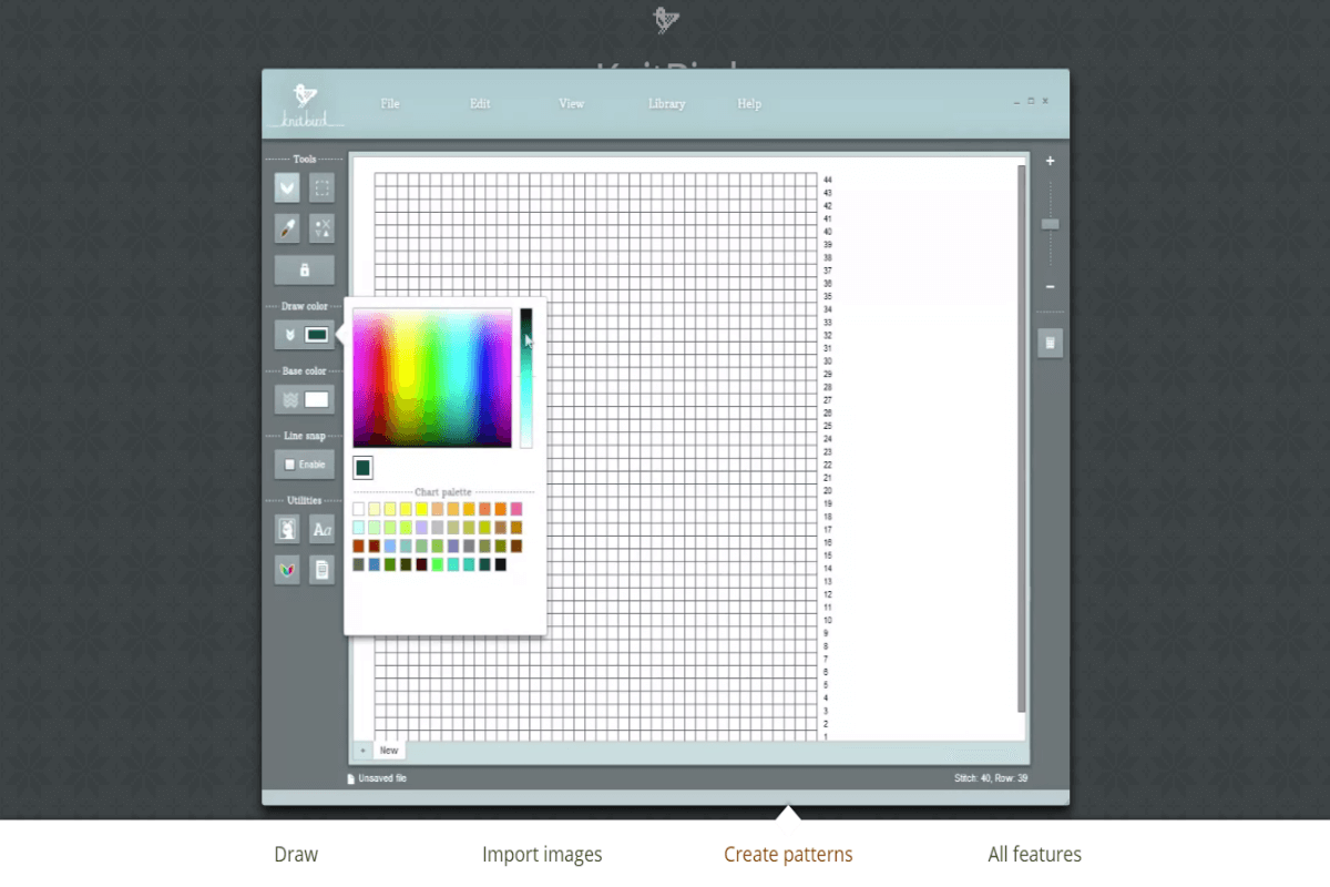 knitting design software