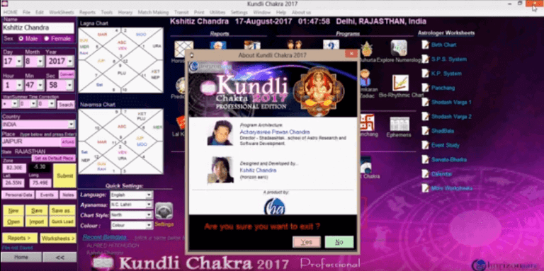 First Kundali Software 4 Kundli software for Windows 10 to create your own horoscope
