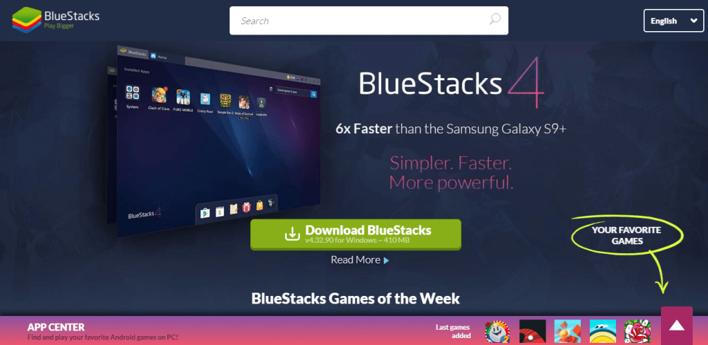 BlueStacks - emulator without lag
