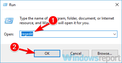 regedit run dialog regedit inverted colors on Windows 10