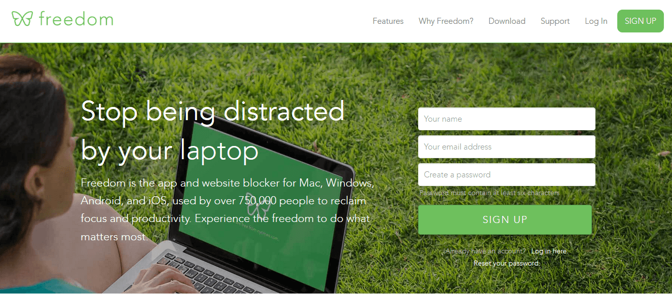 Freedom anti-gambling software