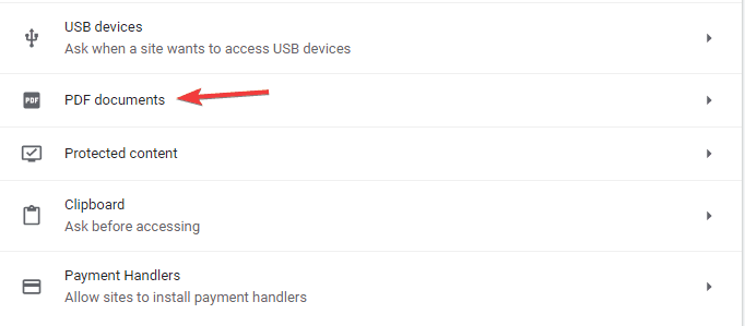 PDF documents PDF documents disabled by enterprise policy