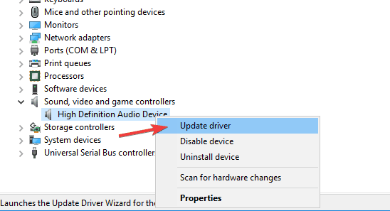 update driver device manager update driver can't turn on Spatial Sound
