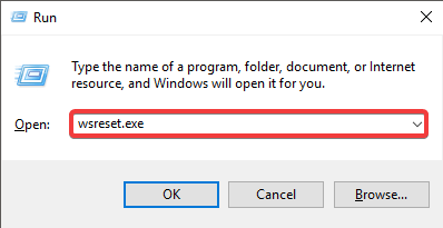 wsreset.exe run window wsreset.exe Xbox Insider app doesn't work