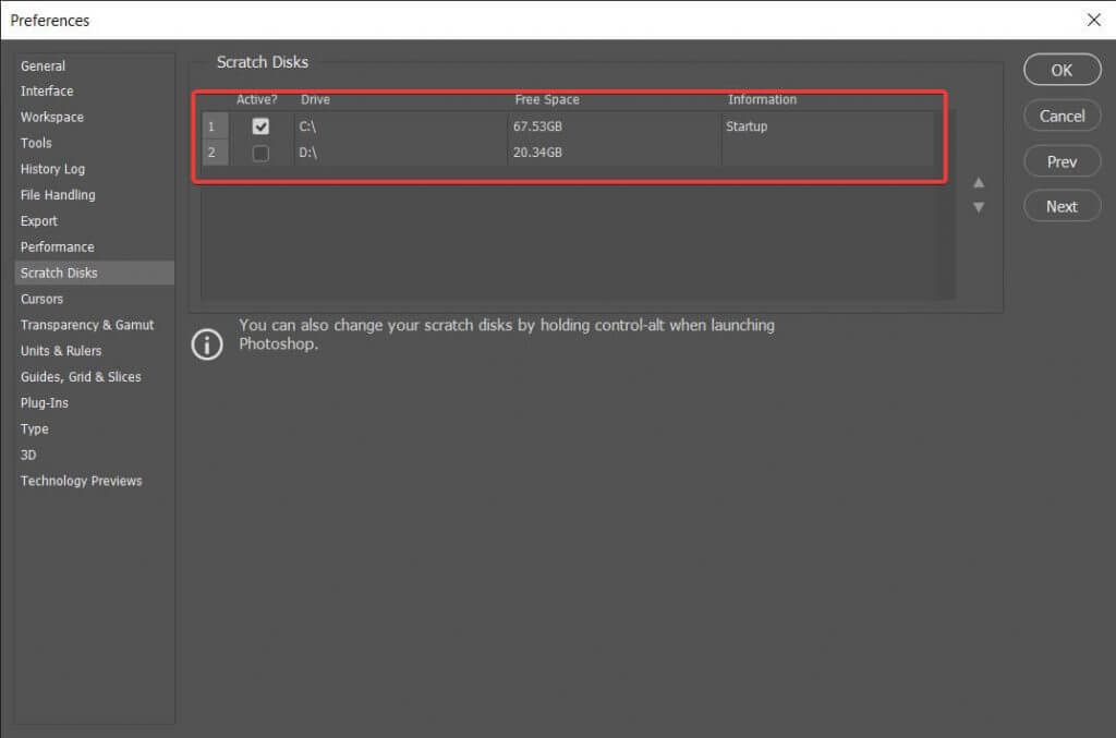 [Fixed] Photoshop Error: Scratch Disks are Full on Windows 10