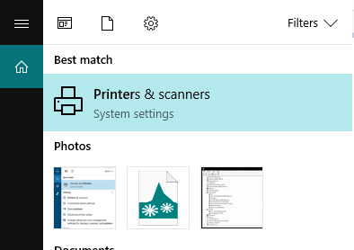 printers and scanners search printers and scanners