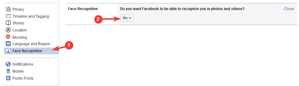 face recognition facebook disable facial recognition facebook block facial recognition software