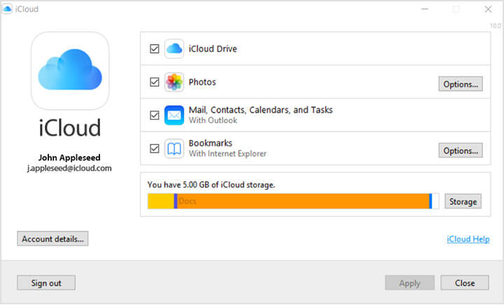import photos to icloud